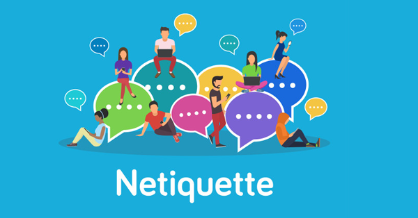 immagine della netiquette, il galateo del web
