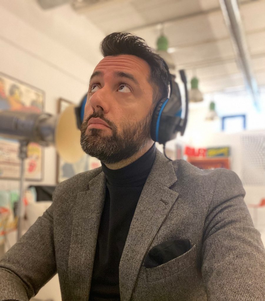 Davide Schioppa, Ceo di Podcastory, azienda che produce podcast